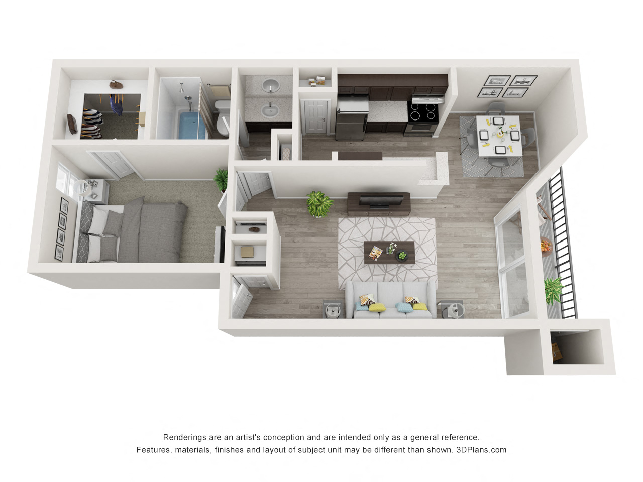 Floor plan layout diagram for Cherry